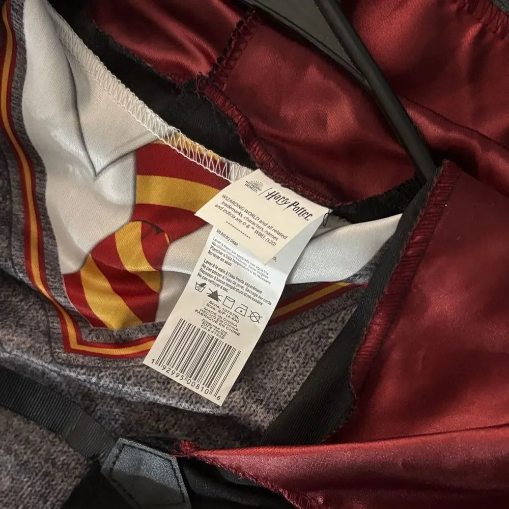 Harry Potter Warner Bros. Red and Gray Harry Potter Costume Gryffindor